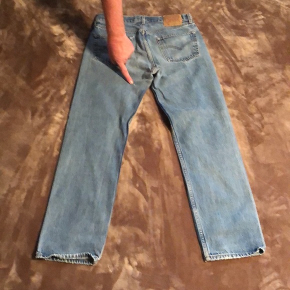 VINTAGE 501 Levi’s (1997, 1999, & 2001) red tag Jeans (lot of 5) | 34 x 32 - Picture 10 of 17
